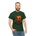 thumbnail image 5 of Halloween Pumpkin Head Unisex Heavy Cotton Tee T-Shirt, 5 of 12