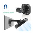 thumbnail image 3 of Ventilador plegable DENGXMXG 90 mAh Batería 5000 mAh Refrigeración USB Silencioso 3 velocidades Viento fuerte, 3 of 5