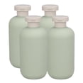 thumbnail image 3 of 4 botellas de champú y acondicionador, dispensador de jabón, para baño, viajes, vacías, 300 ml, 3 of 5