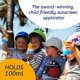 thumbnail image 2 of Sunscreen Applicator - Single Blue - Refillable Roll on Sponge Sunscreen, Suncream & Lotion Applicator For Kids, Adults & Families - Holds 3.4fl oz, Perfect Size for Travel, 2 of 5