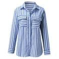 thumbnail image 6 of POETANCE Super Soft Wrinkle Free Button Down Shirts for Women Formal Work Dress Blouses Tops Womens Button Down Shirts Young Manfriend Long Sleeve Oversized Blouses Tops Clearance sale XXL, 6 of 9
