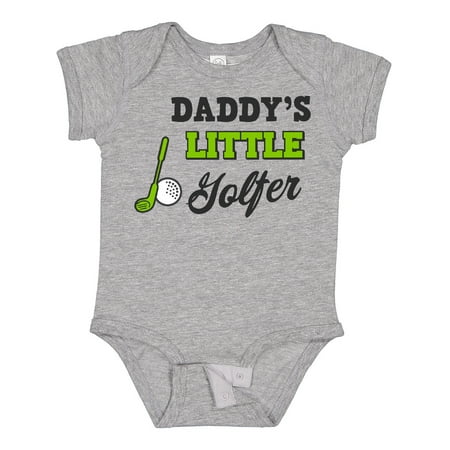 

Inktastic Daddys Little Golfer with Golf Club and Ball Gift Baby Boy or Baby Girl Bodysuit