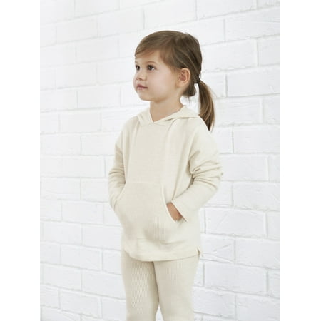 

Modern Moments by Gerber Toddler Gender Neutral Sweater Knit Hoodie and Pant Outfit Set 2-Piece 12 Months - 5T