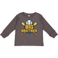 thumbnail image 3 of Inktastic Big Brother Baseball Boys Long Sleeve Toddler T-Shirt, 3 of 5