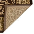 thumbnail image 4 of Unique Loom Versailles Collection Area Rug - Napoleon (2' 7" x 10' Runner Brown/Cream), 4 of 7