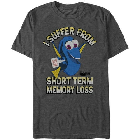 Mens Finding Dory Short Term Memory Loss T-Shirt | Walmart Canada Mens Finding Dory Short Term Memory Loss T-Shirt | Walmart Canada