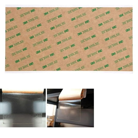 300lse 4" X8" Heavty Duty Double Sided Sticky Adhesive Sheet Tape High Bond Transfer Tape Ideal for Attaching Digitizers to Phones and Tablets (5 Sheets 4"x8")