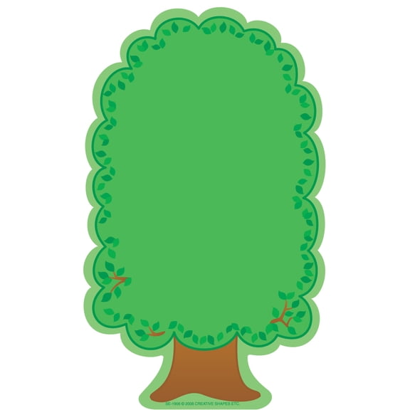 SHAPES ETC. Large Notepad - Tree/Summer