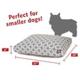 thumbnail image 3 of Majestic Pet | Links Shredded Memory Foam Rectangle Pet Bed For Dogs, Removable Cover, Gray, Small, 3 of 6
