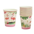 thumbnail image 1 of Vasos de Papel Desechables Yuyangstore 10 Piezas Flamenco para Fiesta, 1 of 8