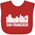 thumbnail image 3 of Inktastic San Francisco Skyline with Grunge Boys or Girls Baby Bib, 3 of 4