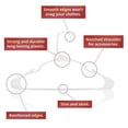 thumbnail image 4 of White Plastic Hangers, Plastic Clothes Hangers Perfect for Everyday Standard Use, Clothing Hangers (White, 60 Pack), 4 of 5