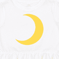 thumbnail image 4 of Inktastic Cute Yellow Moon Girls Toddler Dress, 4 of 5