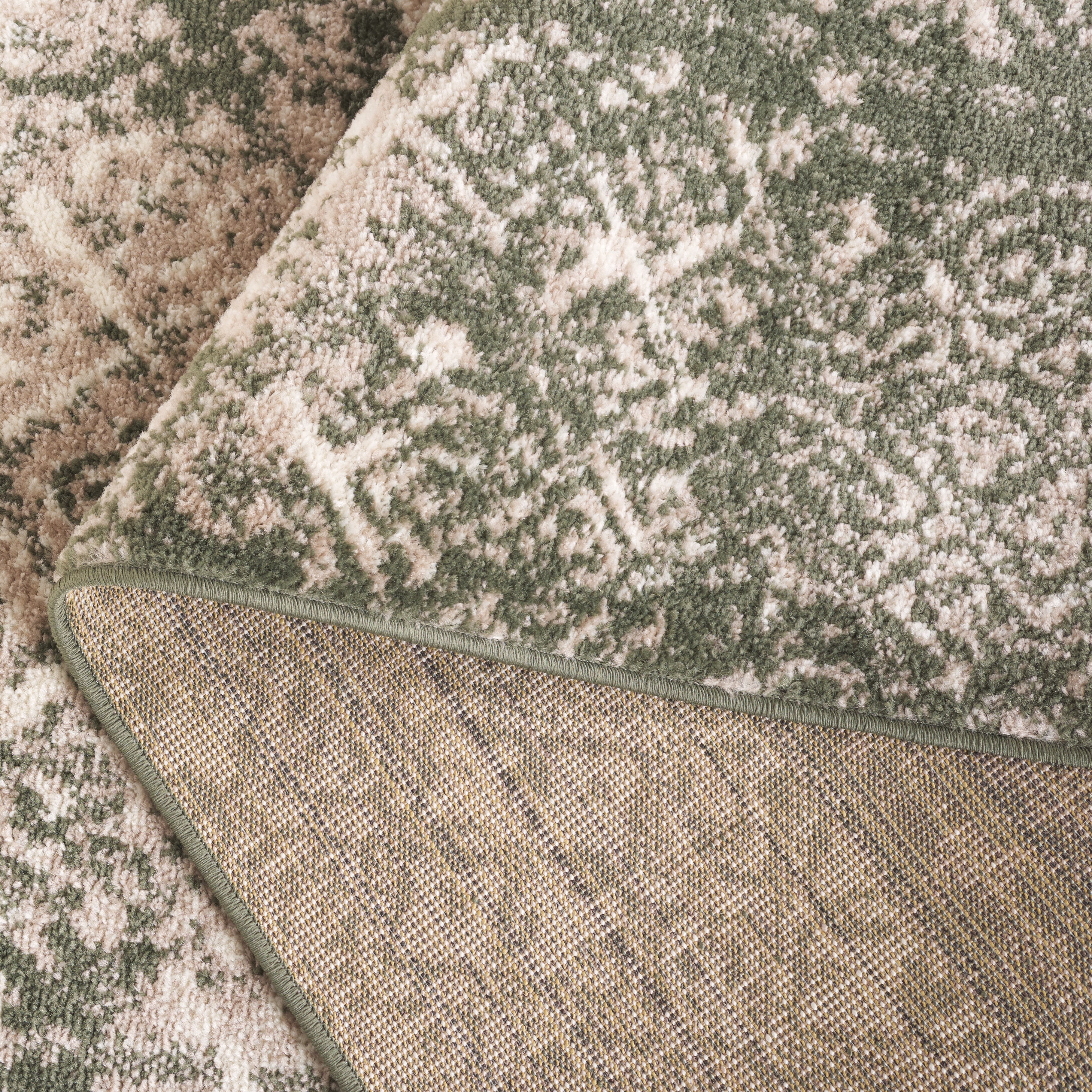 SAFAVIEH Adirondack Montague Geometric Area Rug, Dark Green/Ivory, 5'1" x 7'6"