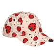thumbnail image 3 of Balery Red Ladybug Baseball Cap For Women Men,Adjustable Size For Running Workouts And Outdoor Activities All Seasons, 3 of 9