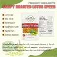 thumbnail image 4 of CRISPY LOTUS SEEDS 5.29oz (150g) VIETFARMFOOD: Lightly fried in oil. No sugar, natural sweetness, characteristic fatty taste, crispy. Suitable as a topping, or as a delicious, nutritious snack., 4 of 6