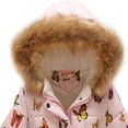thumbnail image 2 of Veste Matelassée pour Enfants Garçons et Filles Imprimé Mode Dessin Animé Grand Garçon Long Col à Capuche Veste Matelassée, 2 of 5