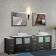 thumbnail image 4 of Vanity Art VA3136-96E 96 in. Double Sink Bathroom Vanity Set, Espresso, 4 of 5