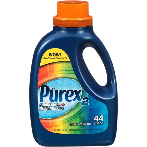 Purex2 Liquid Laundry Color Safe Bleach, Stain Fighter and Bright