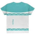 thumbnail image 2 of Halloween Marker Costume Aqua Blue All Over Youth T Shirt Multi YMD, 2 of 2