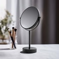 thumbnail image 2 of Kibi Circular Free Standing  Magnifying Make Up Mirror - Matte Black, 2 of 2