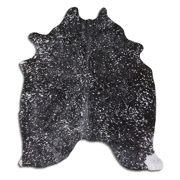 Love cowhide rugs for sale SILVER METALLIC ON BLACK rug