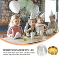 thumbnail image 5 of 50 Uds Mini caja para pasteles contenedor para cupcakes soportes para pastel de Luna individual contenedores individuales para cupcakes, 5 of 5