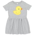 thumbnail image 3 of Inktastic Yellow Baby Duck Girls Toddler Dress, 3 of 5