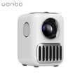 thumbnail image 1 of Wanbo T2R MAX Projector Full HD AI Intelligent Voice Wireless Projection 16G Large Memory 1080P Mini LED Portable Projector WIFI 4K 1920*1080P 1GB+16GB Voice Control Stand-Alone Standard Version, 1 of 8
