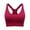 Wine, variant on Telankuip Sports Bras for Women High Support Racerback Adjustable Straps No Underwire Gym Yoga Bras Workout Push up Full Coverage Comfort Soft Beauty Back Bralettes White XL