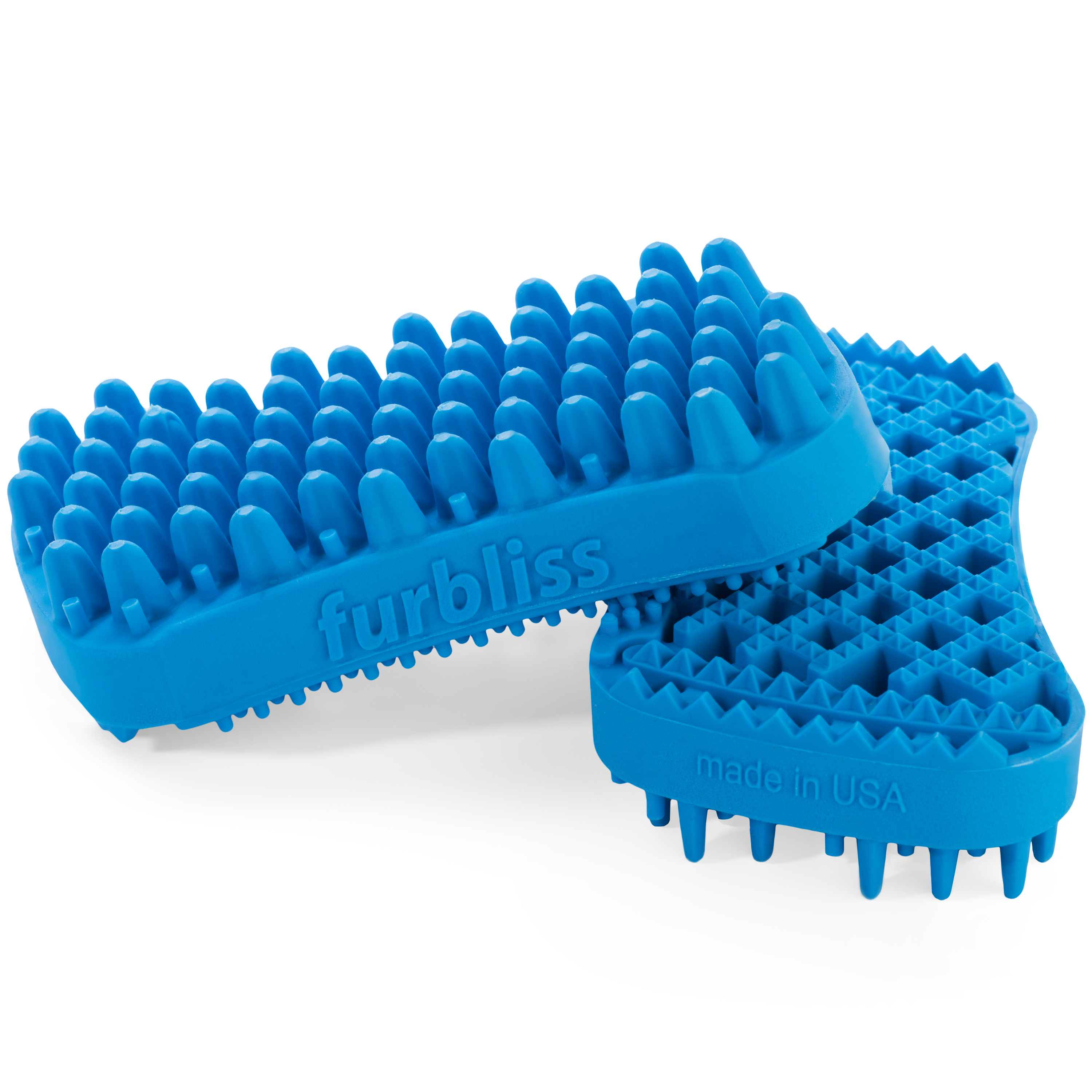 Furbliss Pet Brush Blue, Small Animals with Short hair