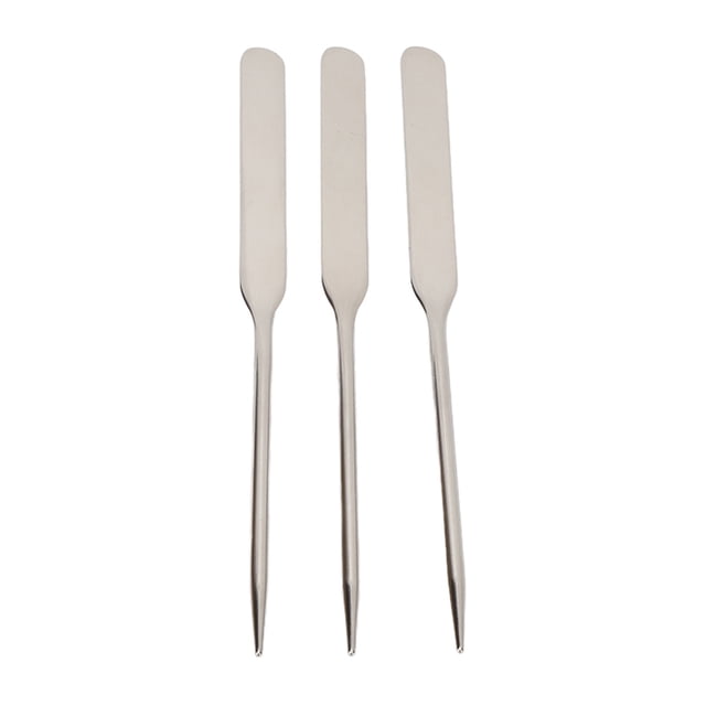 Varilla de aguja para decoración de uñas, 3 piezas, espátula para agitar uñas, pegamento para uñas, varilla agitadora, artesanía excepcional