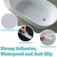 thumbnail image 6 of YDmeet 48 Pcs Clear Non-Slip Shower Stickers, 7.87x0.787 inch Anti-Mold Bathroom Safety Decals with Scraper for Tub & Tile Floor, 6 of 7