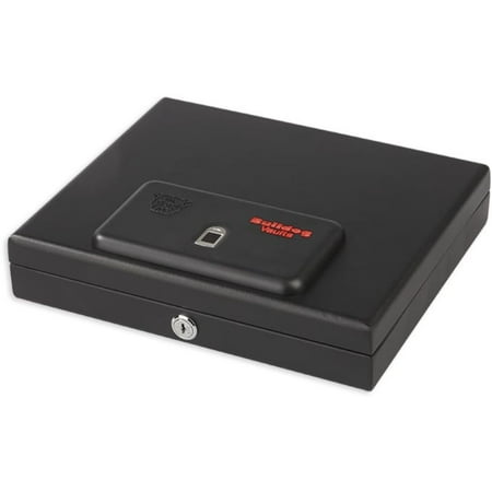 Bulldog BD4055B Magnum Biometric Pistol Safe Fingerprint ID Black 11.5  x 9.75  x 2.5  Exterior