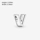 thumbnail image 5 of Charm Pandora Letra V Plata de Ley 797476, 5 of 6