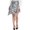 Gray, variant on Rachel Roy Womens Bailen Plaid Floral Asymmetrical Skirt, Grey, 6