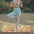 thumbnail image 5 of XYZCANDO Retro Floral Print with Swirl Accents Beach Towel Car Seat Covers, Lightweight Seat Towel Cover Washable Non-Slip for Cars Van, 5 of 11