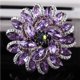 thumbnail image 1 of ShiYe toys store Broche de flor de diamante de cristal púrpura para mujeres niñas novias, 1 of 1