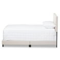 thumbnail image 2 of Baxton Studio Hampton Modern and Contemporary Light Beige Fabric Upholstered King Size Bed, 2 of 7