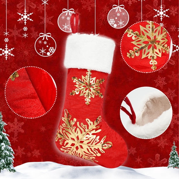 Christmas Decorations Christmas Stockings Gift Bags Hot Stamping Stockings Christmas Candy Stockings