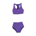 thumbnail image 3 of Traje de Baño Femenino a Escala 1/6, Bikini, Chaleco Deportivo Y Pantalones Cortos, Colección de Moda, Parte Superior E Inferior, Ropa Interior. Violeta, 3 of 8
