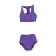 thumbnail image 3 of Ropa femenina a escala 1/6, chaleco deportivo coleccionable y pantalones cortos, ropa informal para mujer, acción Violeta, 3 of 9