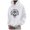White, variant on LUOGENLI Hoodies for Men Zip up Navy Blue Halloween Pullover Hoodie Long Sleeve Casual Sweatshirt with Graphic Print for Fall Season Comfort Fit Hoodies for Men Cotton Full Zip Light Gray Size M