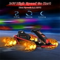 thumbnail image 5 of Jojoka 24V Go Kart for Kids Teens, Ride on Drift Car, 8 MPH High Speed Drifting Racing Electric Fun Toys, 24V 9Ah Battery 300W*2 Motors, Slow Start Function, Max Load 175 lbs for 8-12 Years, Red, 5 of 7