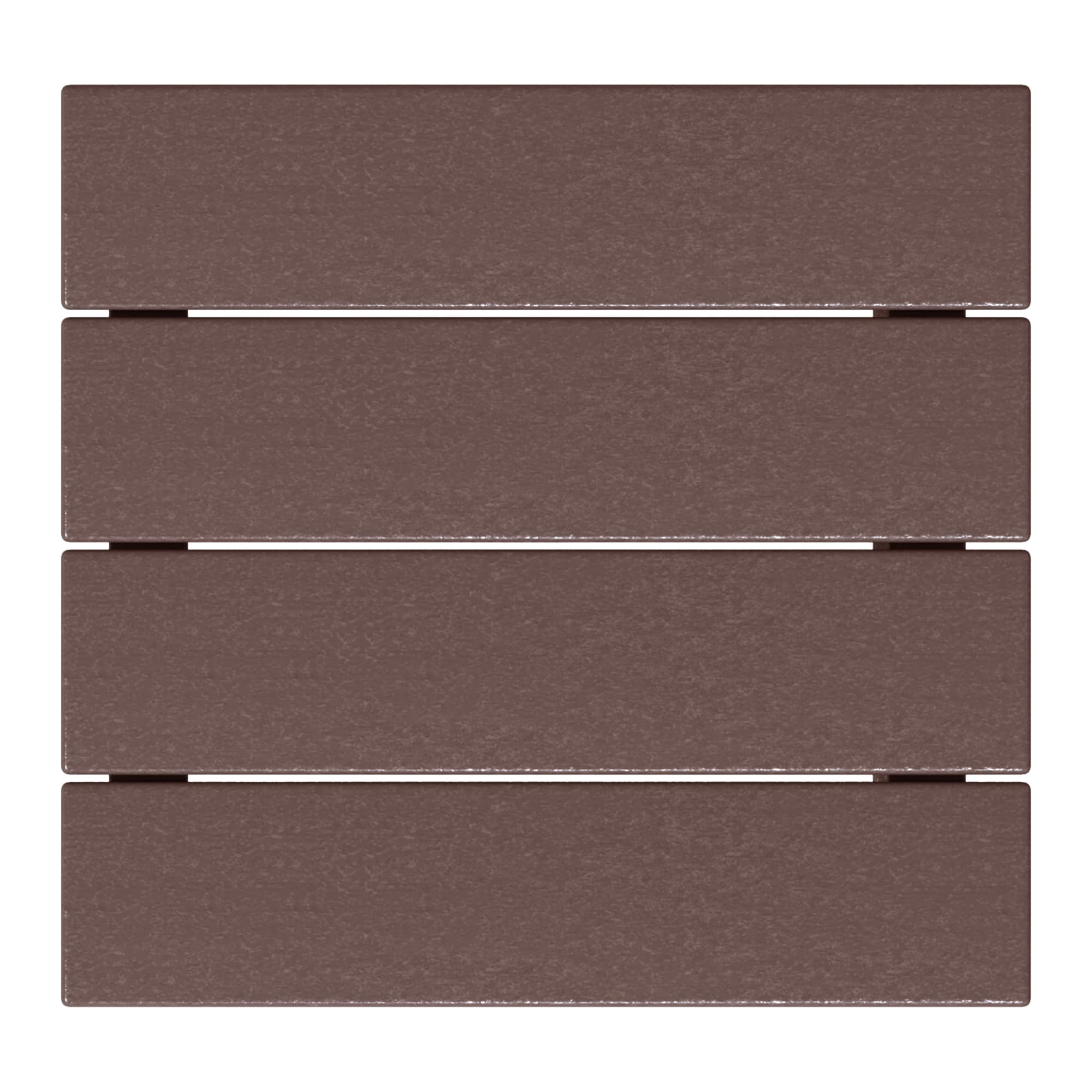 WestinTrends Malibu 2-Piece Kids Outdoor HDPE Adirondack Chair With Square Side Table Set, Dark Brown