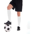 thumbnail image 5 of Knee High Socks for Women – 4 Pairs Solid & Striped Color Cotton Long Socks, Size 6-10, 5 of 15