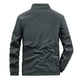 thumbnail image 4 of Chaqueta elástica informal con cuello levantado para hombre, chaleco superior resistente al viento y al aire libre Pompotops  oipoqjl37544, 4 of 6