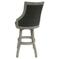 thumbnail image 3 of Home Square 30" Swivel Wood Bar Stool in Kokomo Indigo Blue - Set of 3, 3 of 3