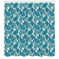 thumbnail image 3 of Ambesonne East Shower Curtain, Antique Paisley Ethnic, 69"Wx70"L, Pale Blue Teal and Aqua, 3 of 3