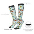 thumbnail image 4 of Wukai Cartoon Car Racing for Contrast Color Stockings, Sports Fitness Adult Long Socks, Unisex, 4 of 6